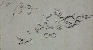 Månkratrar, Hipparchus och Albetegnius av Unbekannt