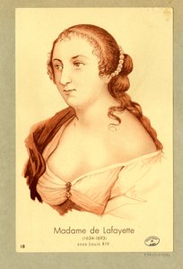 Madame de Lafayette av Unbekannter Künstler