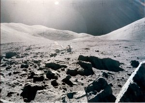Bemannad rymdflygning, USA, Apollo 15 Panoramautsikt över månens yta, Apollo 15 av Unbekannt