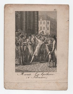 Marats exApotheosis den 8 februari av Unbekannter Künstler