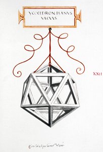 Matematiska ritningar Da VinciÕs Icosahedron av Unbekannt