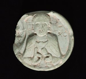 Medaljong med Kristus, c.1200-1400 av Unbekannt