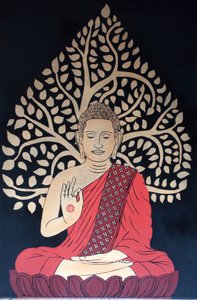 Mediterar Buddha Paris Frankrike av Unbekannt