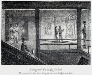 Saltgruva: Monument av Saint Rupert och Saint Sigismund, i Durrnberg, Österrike av Unbekannt