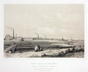 Gruvdrift, kol Monceau Fontaine & du Martinet Coalmining Ltd, Belgien av Unbekannt