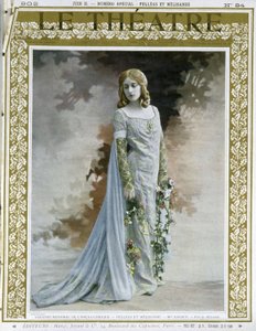 Miss Garden som Melisande av Unbekannter Künstler