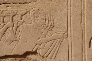 Flera huvuden, karnak, Luxor, Egypten (foto) av Unbekannt