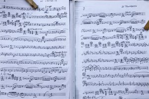 Musikpartitur, Montesano, Italien av Unbekannt