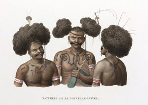 "Infödda i Nya Guinea" av Unbekannt