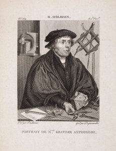 Nicholas Kratzer, tysk astronom, ca 1528 av Unbekannt
