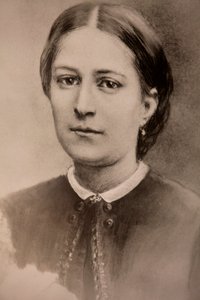 Notre-Dame-des-Victoires basilika; Louis och Zelie Martins kapell; Porträtt av Zelie Martin; Paris, Frankrike av Unbekannt