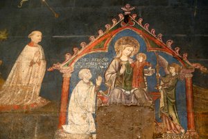 Notre Dame de Clermont-katedralen, Clermont-Ferrand, Frankrike, St George