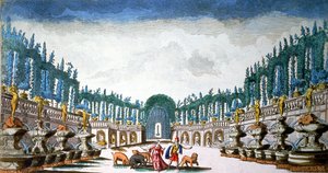 Odysseus med Circe som förvandlar sin besättning till djur av Unbekannter Künstler