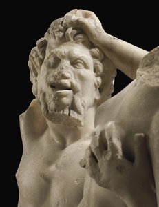 Pan och Hermafrodit, c.1:a århundradet e.Kr av Unbekannt