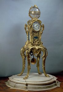 Passament astronomisk klocka tillverkad av Jacques Caffieri (1678-1755) för Ludvig XV av Frankrike av Unbekannt