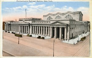 Pennsylvania Railroad Station, New York av Unbekannter Künstler