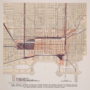 Plåt LXXIV från Plan of Chicago av Unbekannt