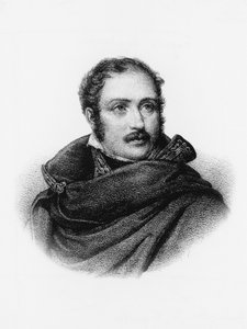 Porträtt av Eugene de Beauharnais (1781-1824), fransk soldat, prins av första imperiet och vicekung av Italien från 1805 till 1814, gravyr av William M. Timlin
