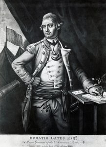 Porträtt av Horatio Gates (gravyr) av Unbekannt
