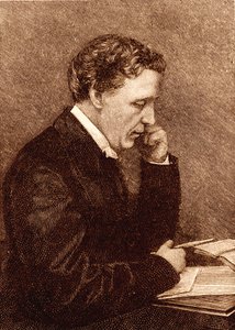 Porträtt av Lewis Carroll av Unbekannter Künstler