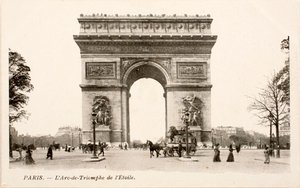 Vykort/Arc de Triomphe de l