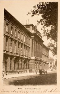 Vykort/Hotel des Monnins/Paris/Seine/Ile de France/Frankrike av William M. Timlin
