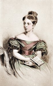 Drottning Victoria av England (tryck) av Unbekannter Künstler