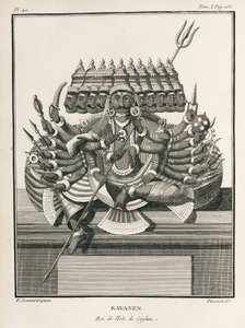 Ravanen, kung av ön Ceylon av Unbekannt
