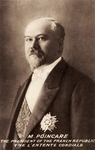 Raymond Poincaré - porträtt av Unbekannter Künstler