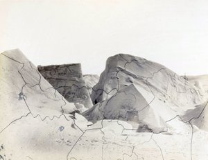 Nybildade Floe-Bergs, som visar den gamla vattenlinjen, under kapten George Nares arktiska expedition av Unbekannter Künstler