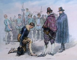 Han hyllar den svenske kungen Gustav Adolf av Unbekannter Künstler