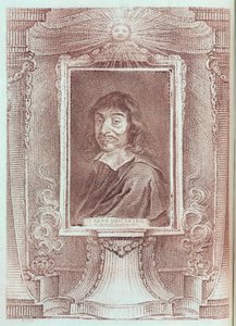 Rene Descartes, fransk filosof och matematiker, ca 1630 av Unbekannt