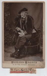 Richard Wagner (1813-1883) (1868, fotografi) av Unbekannter Künstler