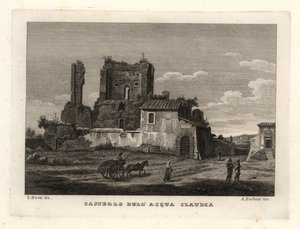 Ruinerna av Aqua Claudia-akvedukten, Castelo dell