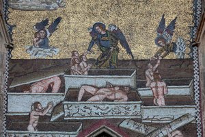 Sankt Vitus katedral ; Mosaiker av den sista domen ; Prag, Tjeckien av Unbekannt