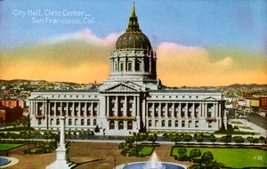 San Francisco: Stadshus, Civic Center av Unbekannter Künstler