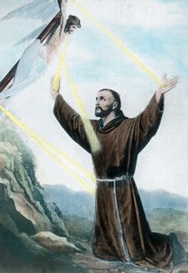 Scen av den helige Franciskus av Assisis liv av Unbekannter Künstler