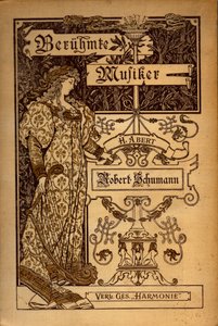 Noter av Robert Schumann (gravyr) av William M. Timlin