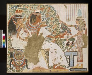 Helgedom uppförd av farao Taharqa i gården till Amuntemplet byggt av honom i Kawa i Nubia, 25:e dynastin, sen period, 690-64 f.Kr. (foto) av Unbekannt