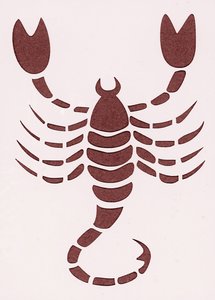 Zodiakens tecken: skorpionen (stjärntecken: skorpionen) Privat samling av Unbekannter Künstler