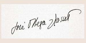 Signatur av José Ortega y Gasset (penna och bläck på papper) av Unbekannt