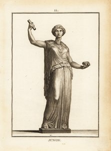 Staty av den romerska gudinnan Juno, gudarnas drottning av Unbekannt