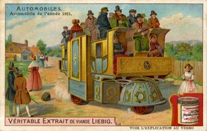 Ångmaskinsbil från 1831 av Unbekannter Künstler