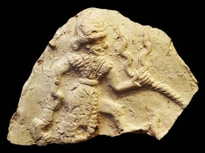 Tavla föreställande stormguden Ishchali, Isun Larsa, Babylon, Mesopotamien, c.2000-1600 f.Kr. av Unbekannt