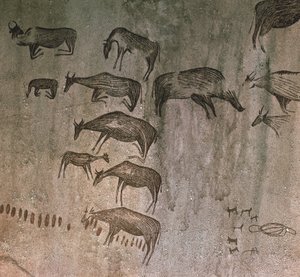 Tanzania, Dodoma-regionen, stenteckningar