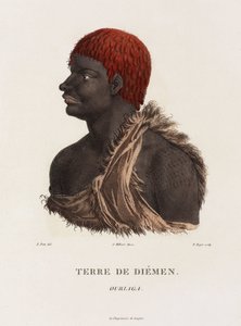 Tasmansk aborigin, Australien av Unbekannter Künstler