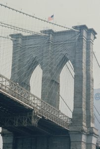 Brooklyn Bridge (foto) (se även 114752) av Unbekannt