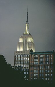 Empire State Building by Night (foto) av Unbekannt