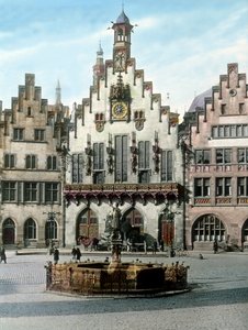Frankfurts stadshus heter Römer av Unbekannter Künstler