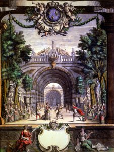 Kungens njutningar, balett för kung Louix XIV i Versailles av Unbekannter Künstler